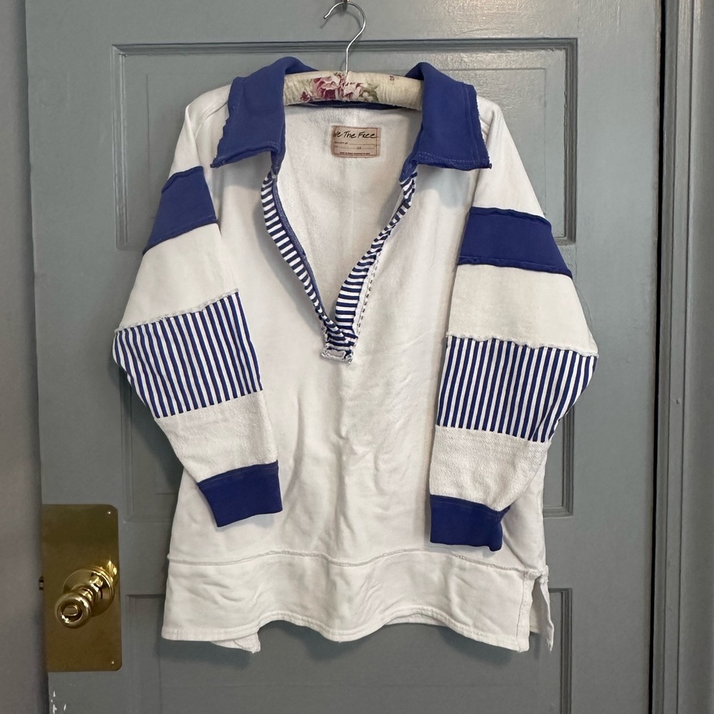 FREE PEOPLE CLEAN PREP POLO